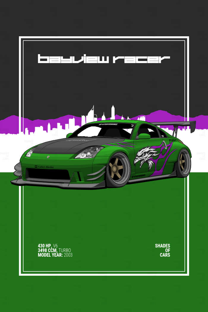 BAYVIEW RACER | JDM Automotive Poster