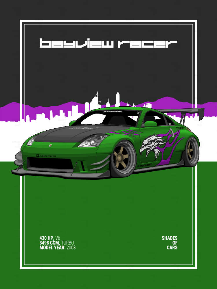 BAYVIEW RACER | JDM Automotive Poster