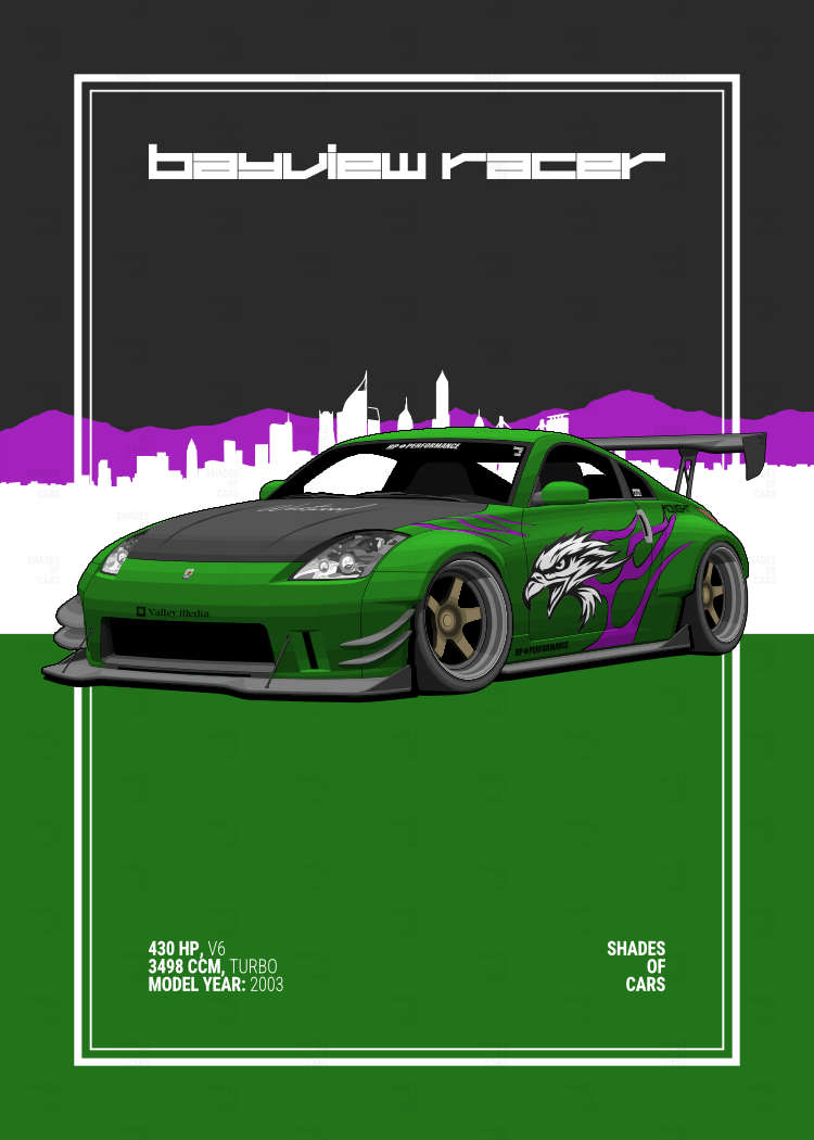 BAYVIEW RACER | JDM Automotive Poster