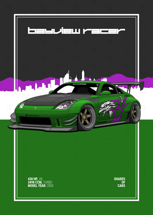 BAYVIEW RACER | JDM Automotive Poster