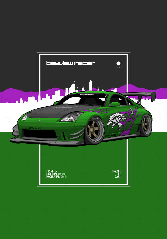BAYVIEW RACER | JDM Automotive Poster
