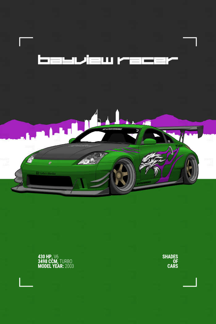 BAYVIEW RACER | JDM Automotive Poster