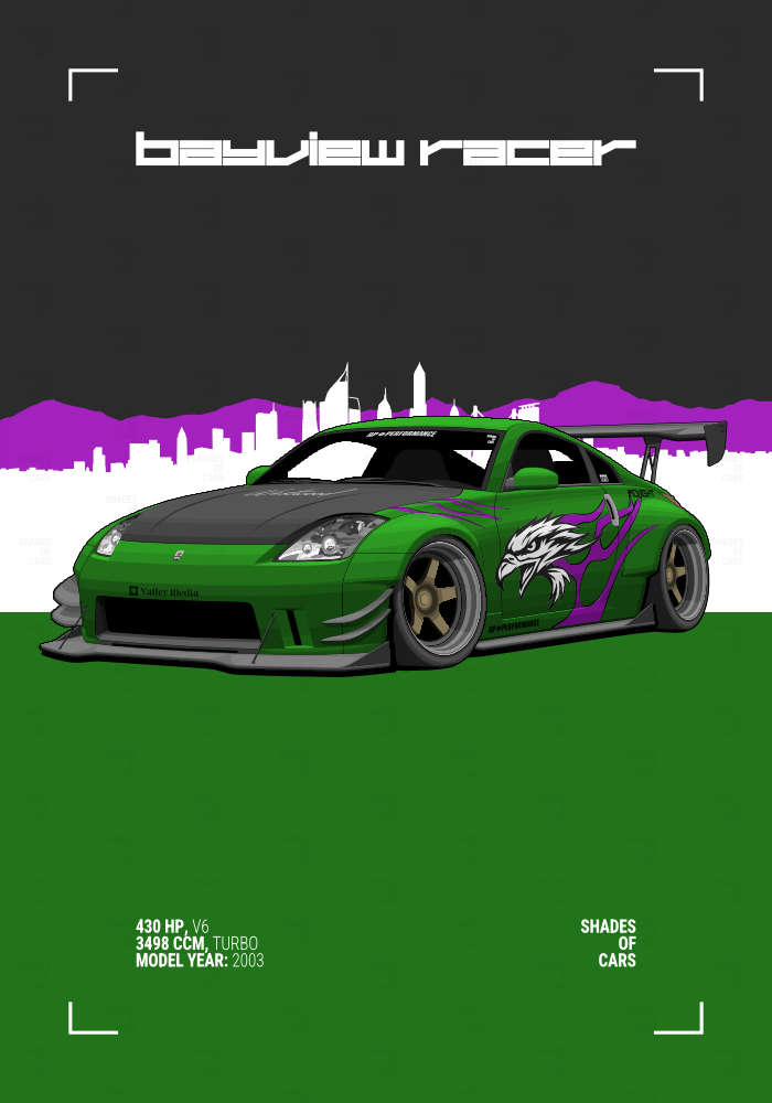 BAYVIEW RACER | JDM Automotive Poster