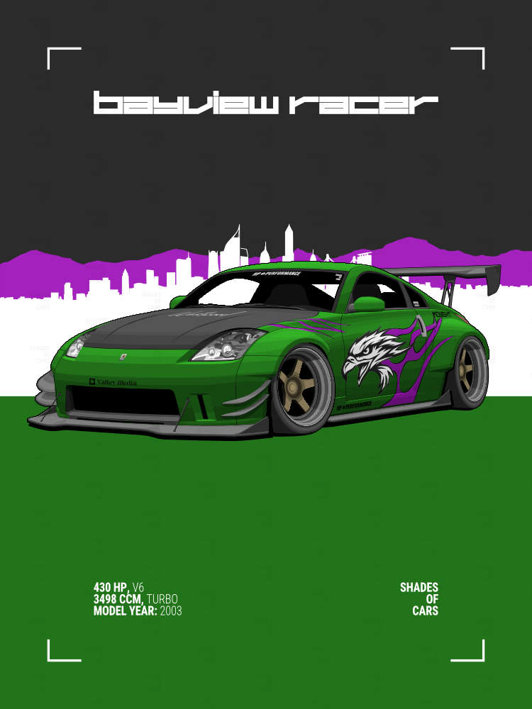 BAYVIEW RACER | JDM Automotive Poster