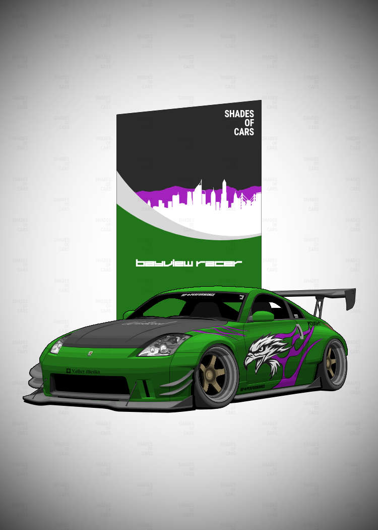 BAYVIEW RACER | JDM Automotive Poster