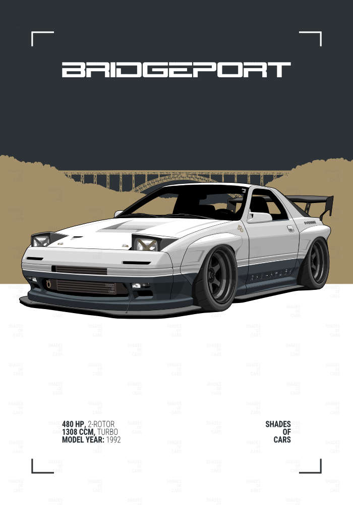 BRIDGEPORT | JDM Automotive Poster