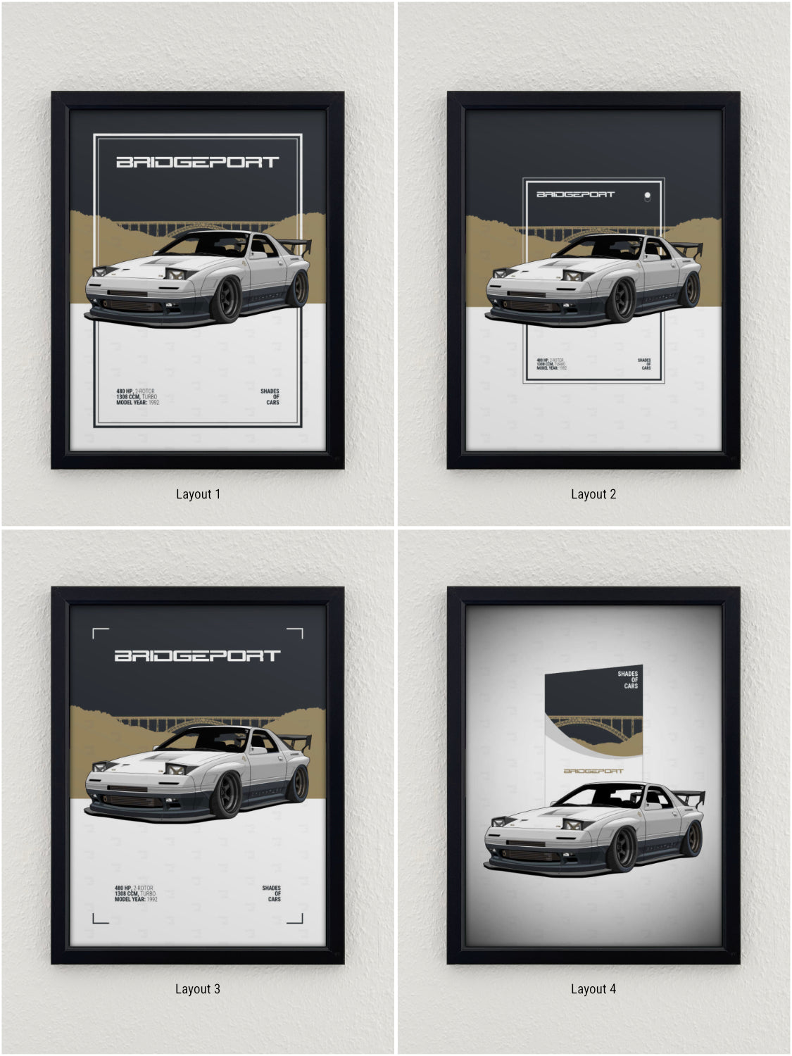 BRIDGEPORT | JDM Automotive Poster