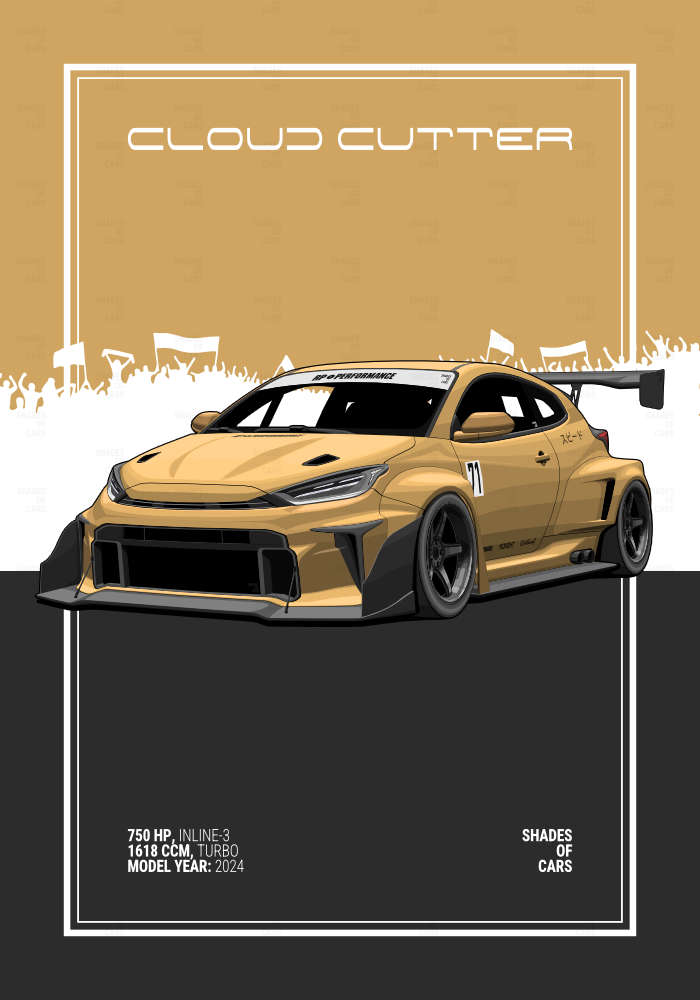 CLOUD CUTTER | JDM Automotive Poster