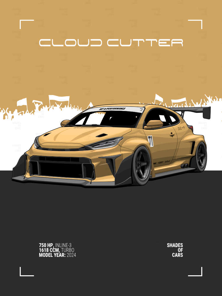 CLOUD CUTTER | JDM Automotive Poster