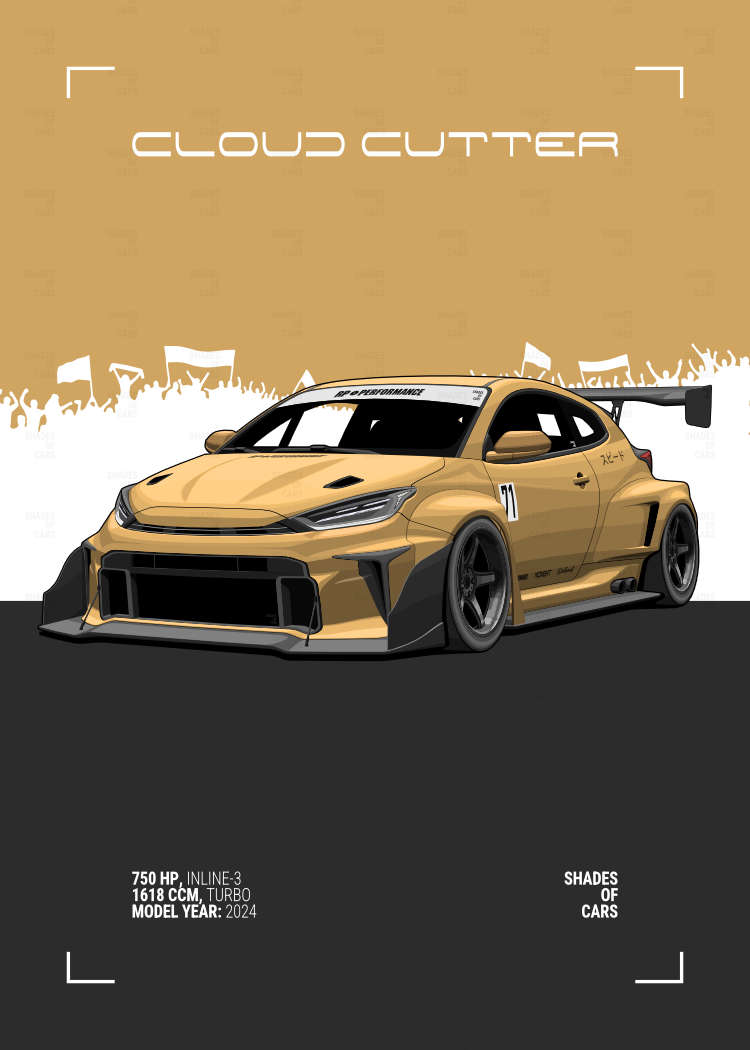 CLOUD CUTTER | JDM Automotive Poster