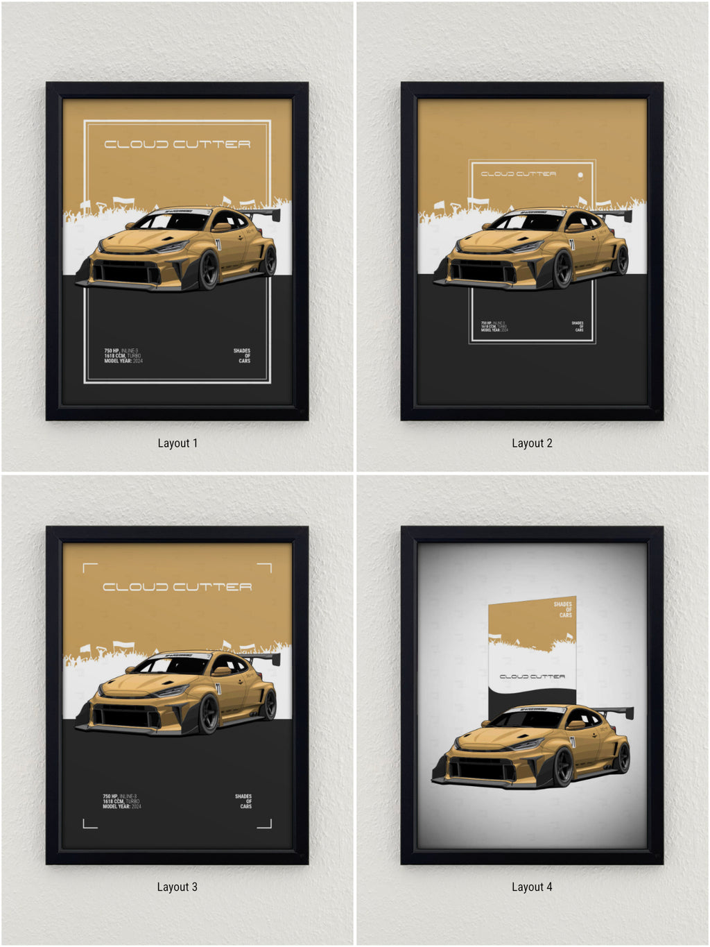 CLOUD CUTTER | JDM Automotive Poster