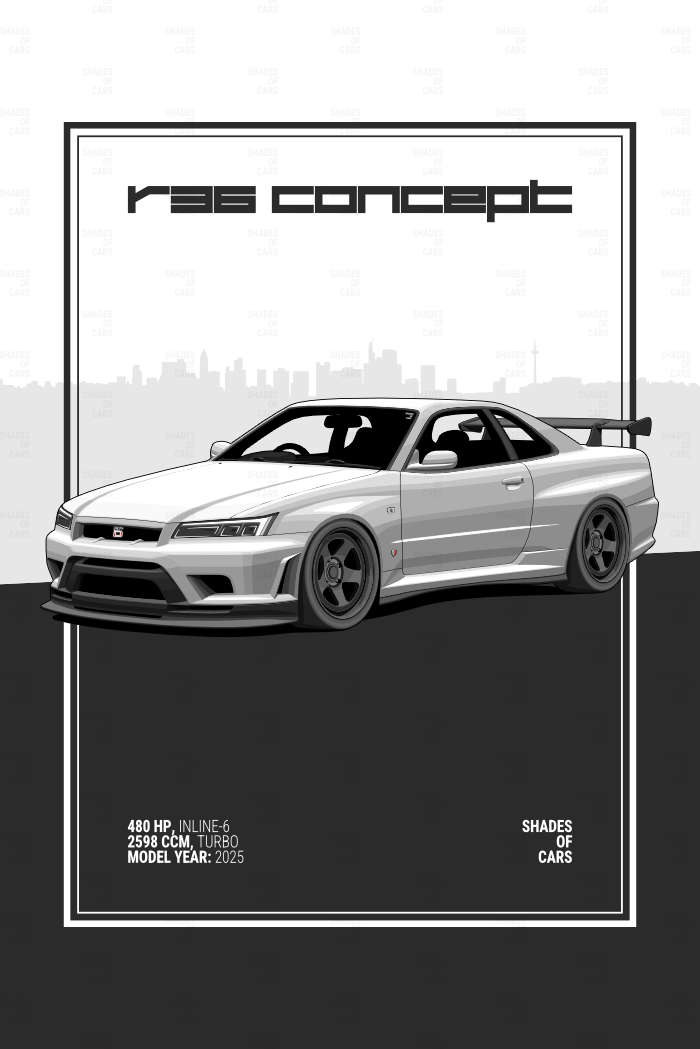 R36 CONCEPT | JDM Automotive Poster