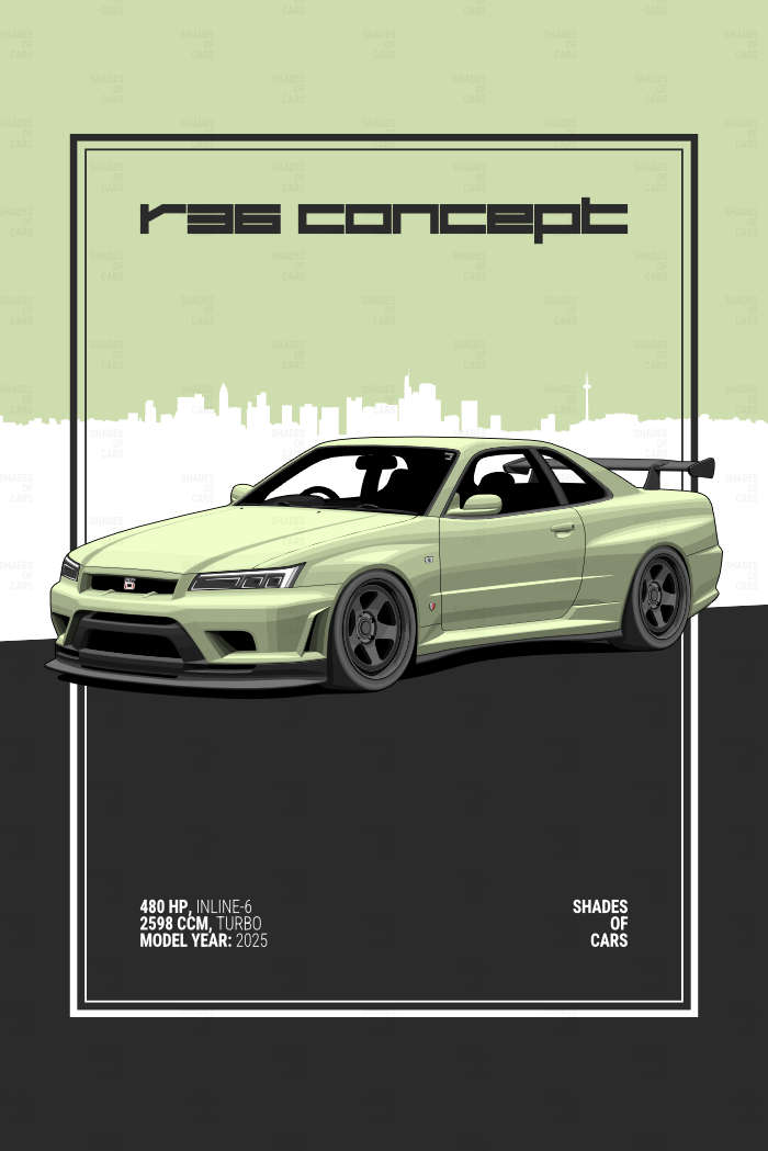 R36 CONCEPT | JDM Automotive Poster