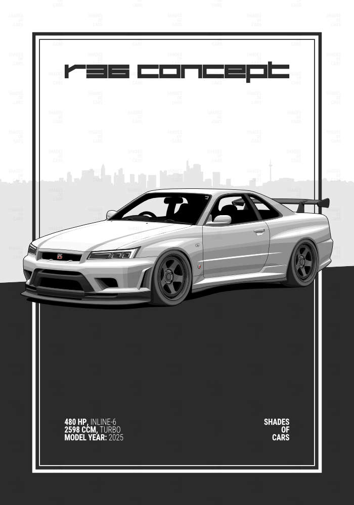 R36 CONCEPT | JDM Automotive Poster