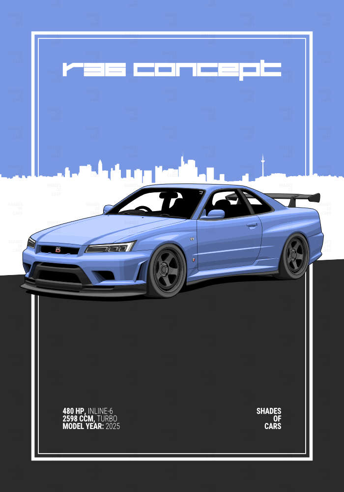 R36 CONCEPT | JDM Automotive Poster