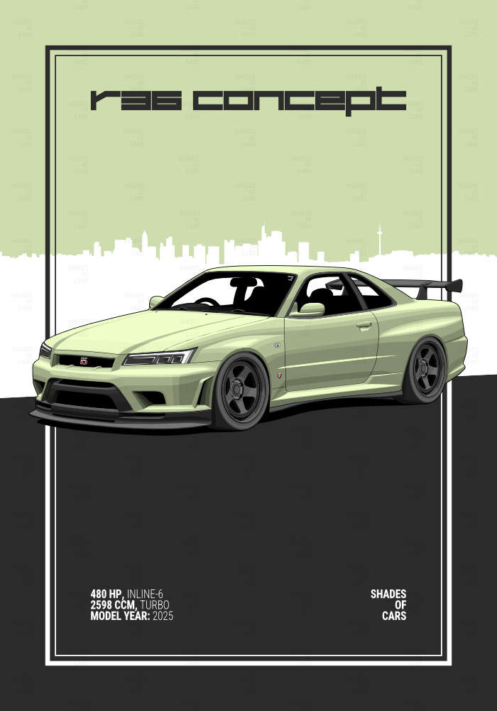 R36 CONCEPT | JDM Automotive Poster