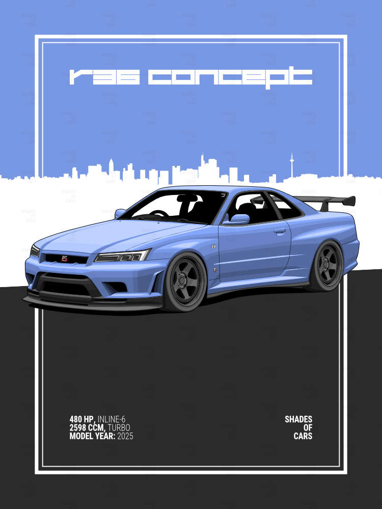 R36 CONCEPT | JDM Automotive Poster