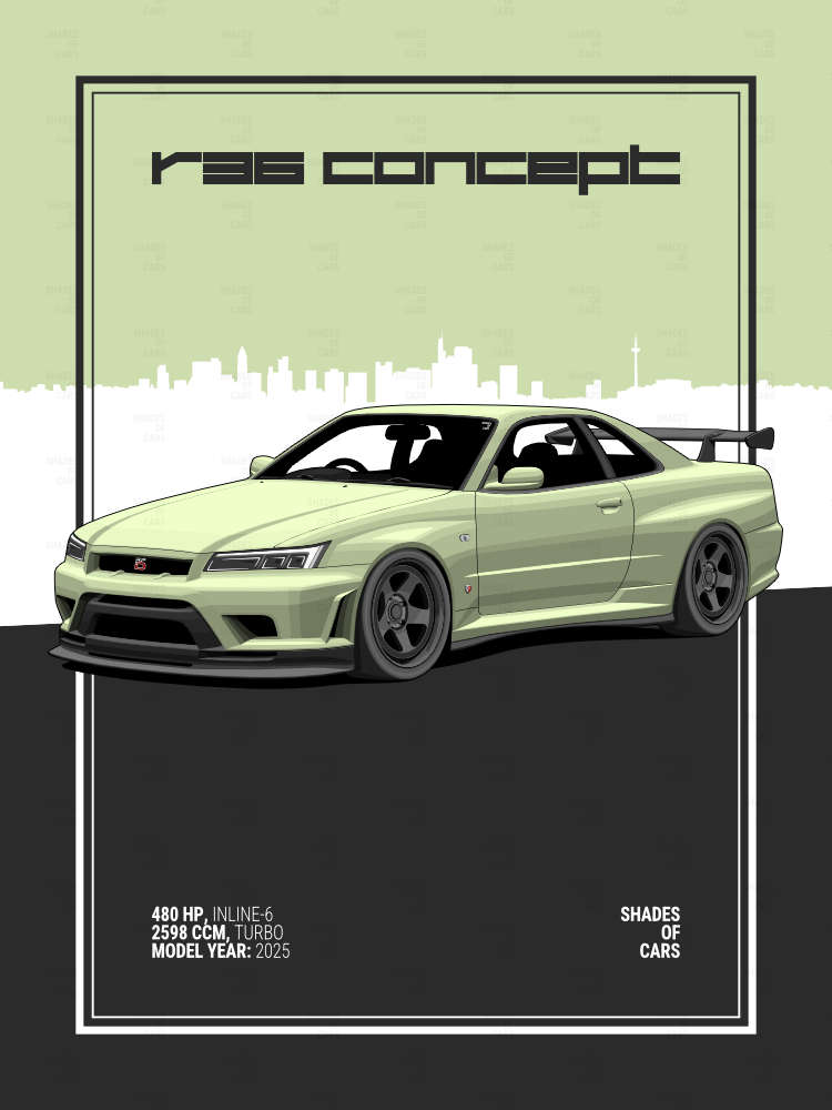 R36 CONCEPT | JDM Automotive Poster