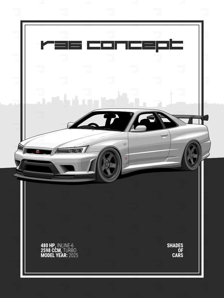R36 CONCEPT | JDM Automotive Poster