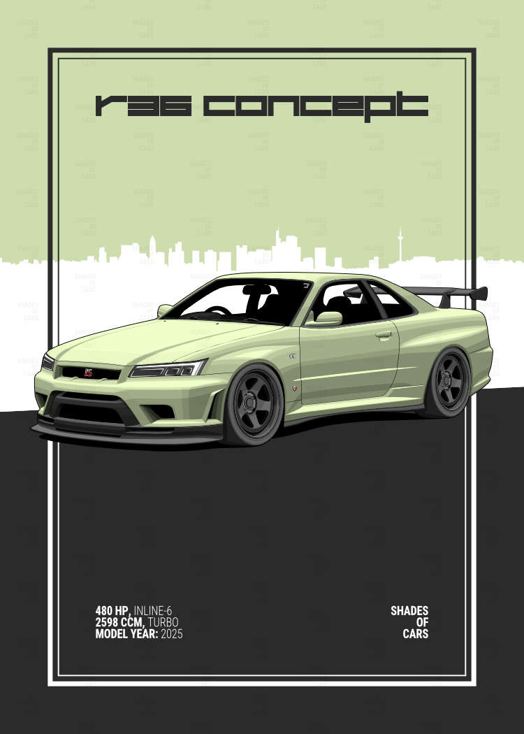 R36 CONCEPT | JDM Automotive Poster