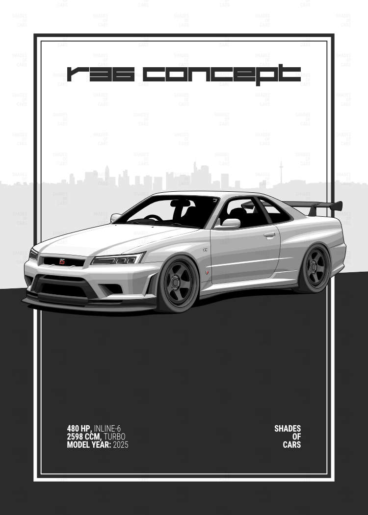 R36 CONCEPT | JDM Automotive Poster