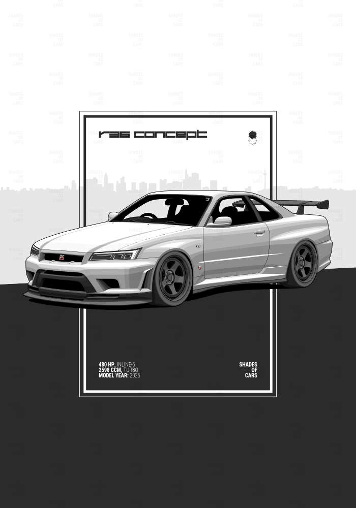 R36 CONCEPT | JDM Automotive Poster