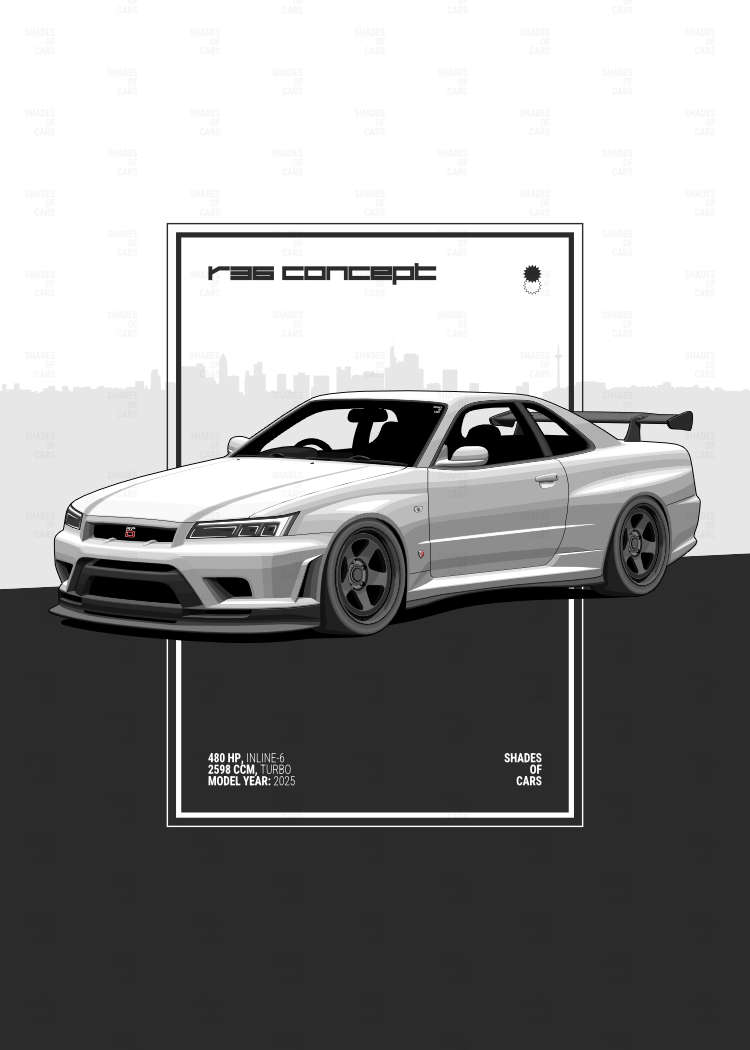 R36 CONCEPT | JDM Automotive Poster