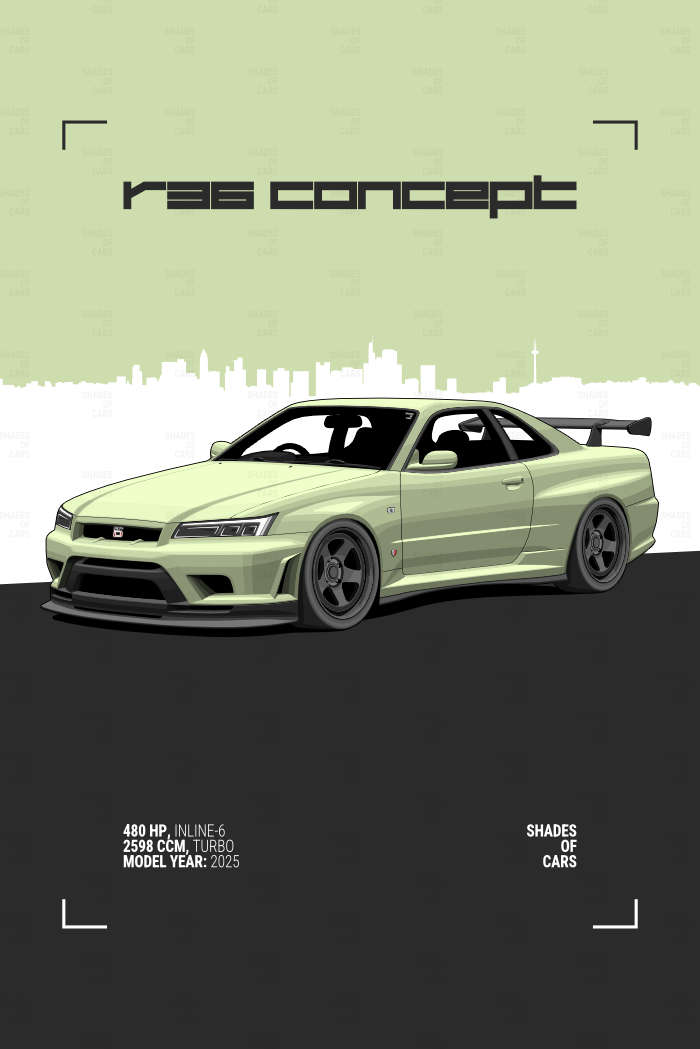 R36 CONCEPT | JDM Automotive Poster