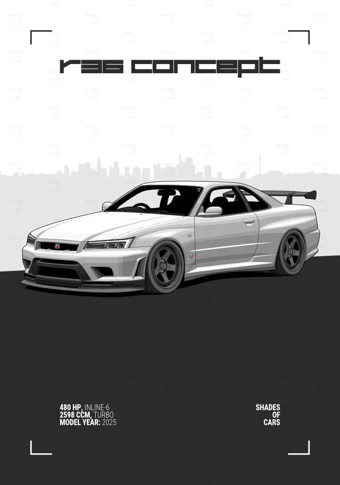 R36 CONCEPT | JDM Automotive Poster