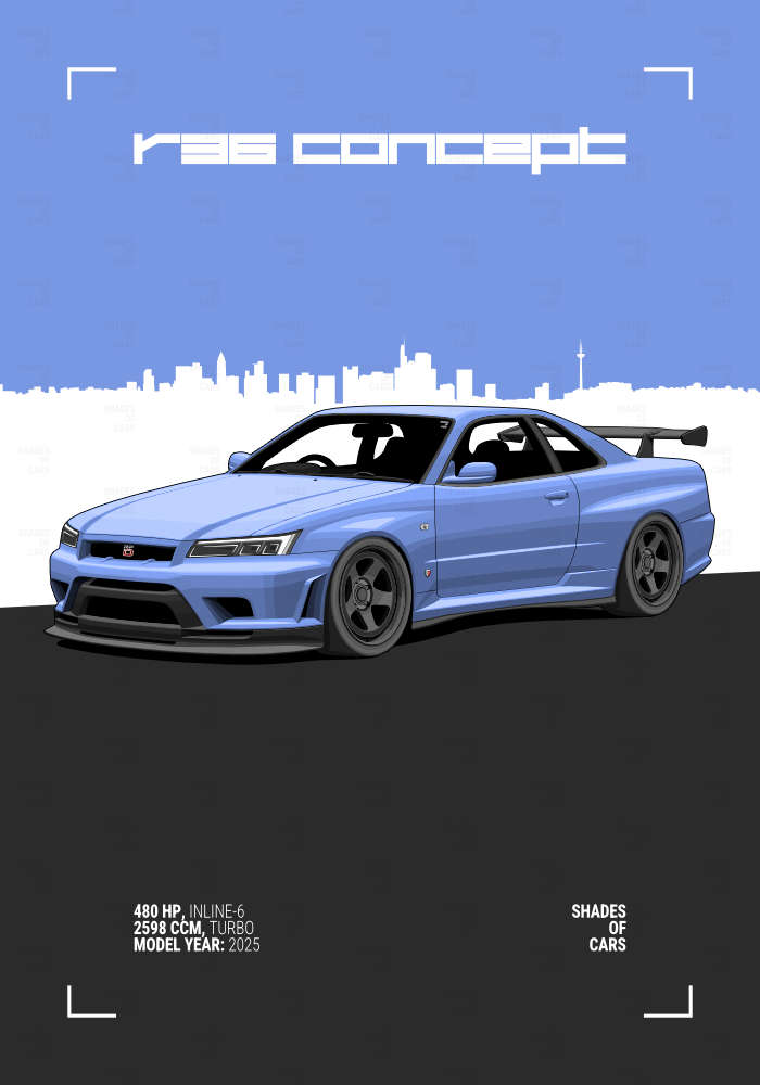 R36 CONCEPT | JDM Automotive Poster