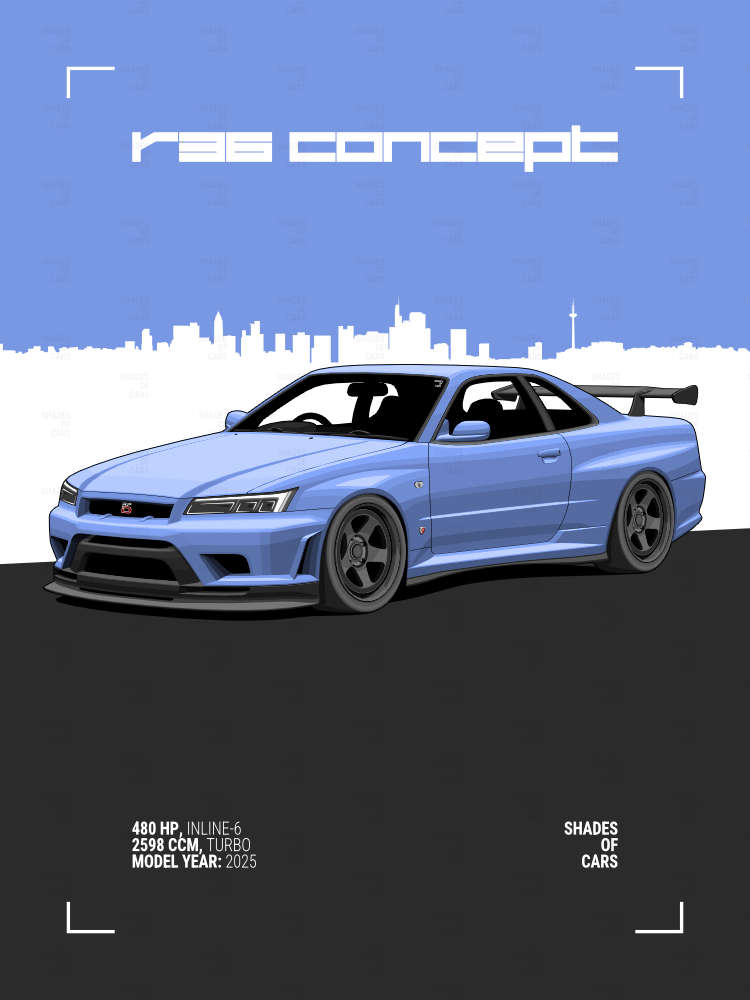 R36 CONCEPT | JDM Automotive Poster