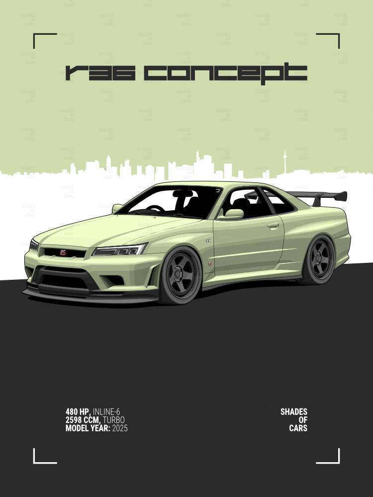 R36 CONCEPT | JDM Automotive Poster