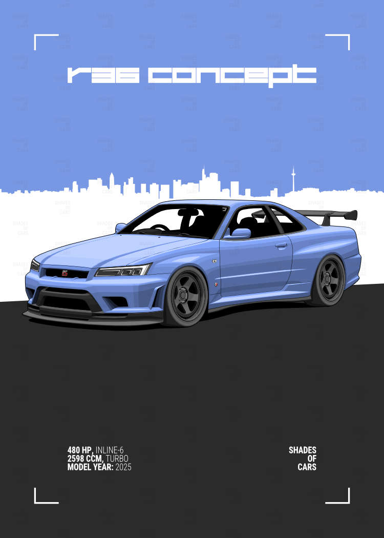 R36 CONCEPT | JDM Automotive Poster