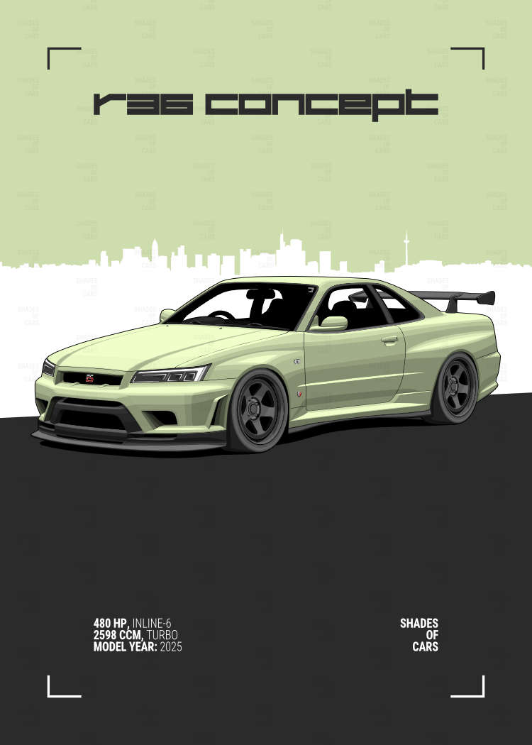 R36 CONCEPT | JDM Automotive Poster
