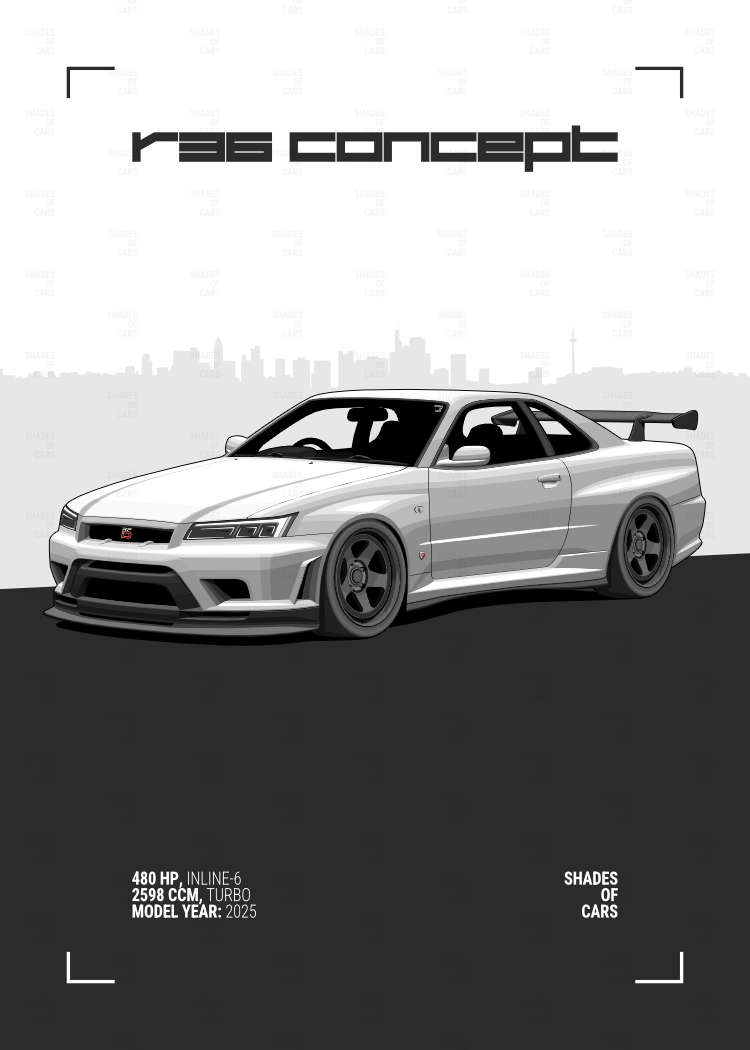 R36 CONCEPT | JDM Automotive Poster