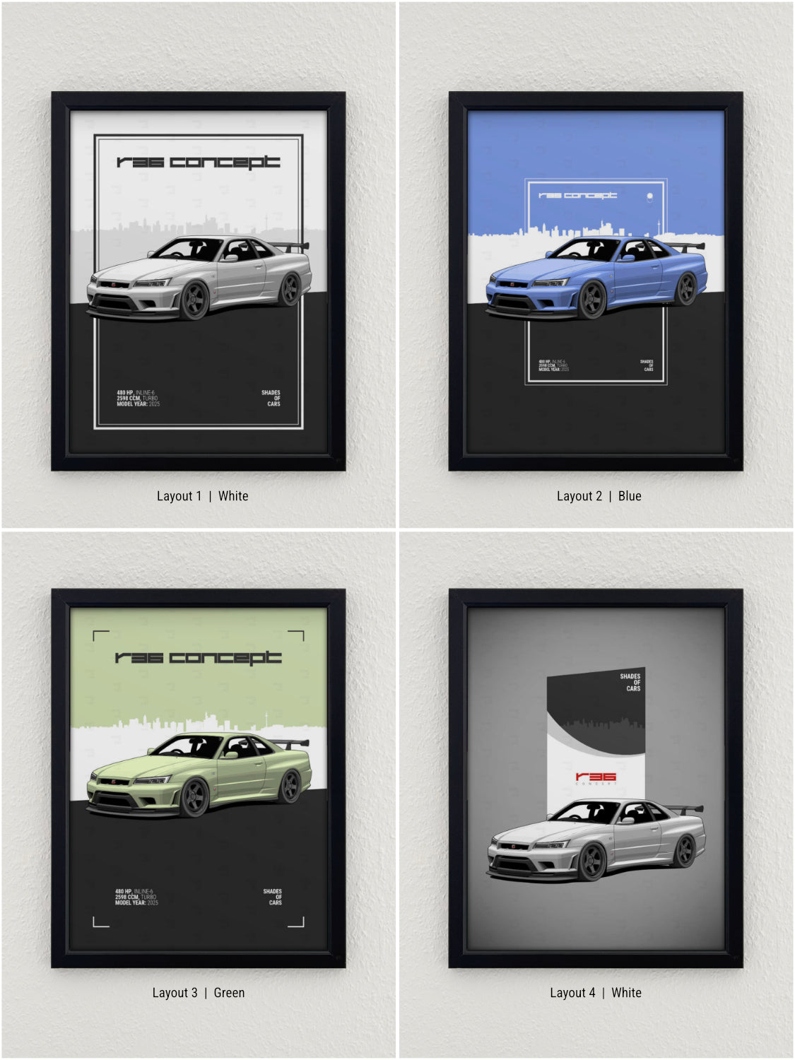 R36 CONCEPT | JDM Automotive Poster