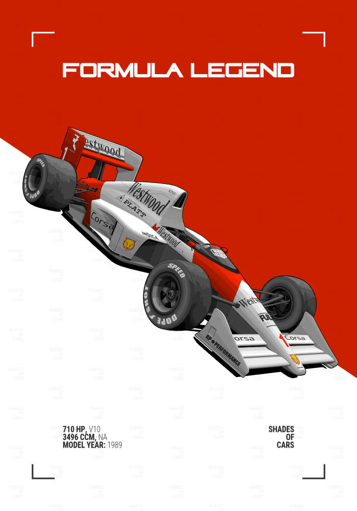 FORMULA LEGEND | Automotive Poster