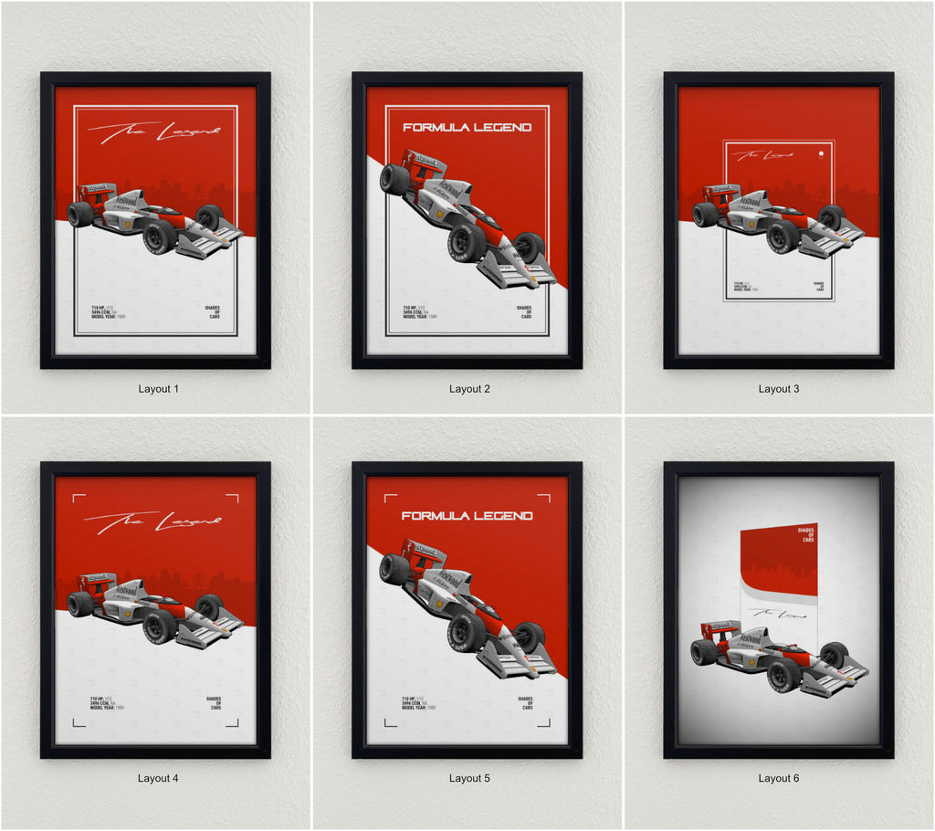 FORMULA LEGEND | Automotive Poster
