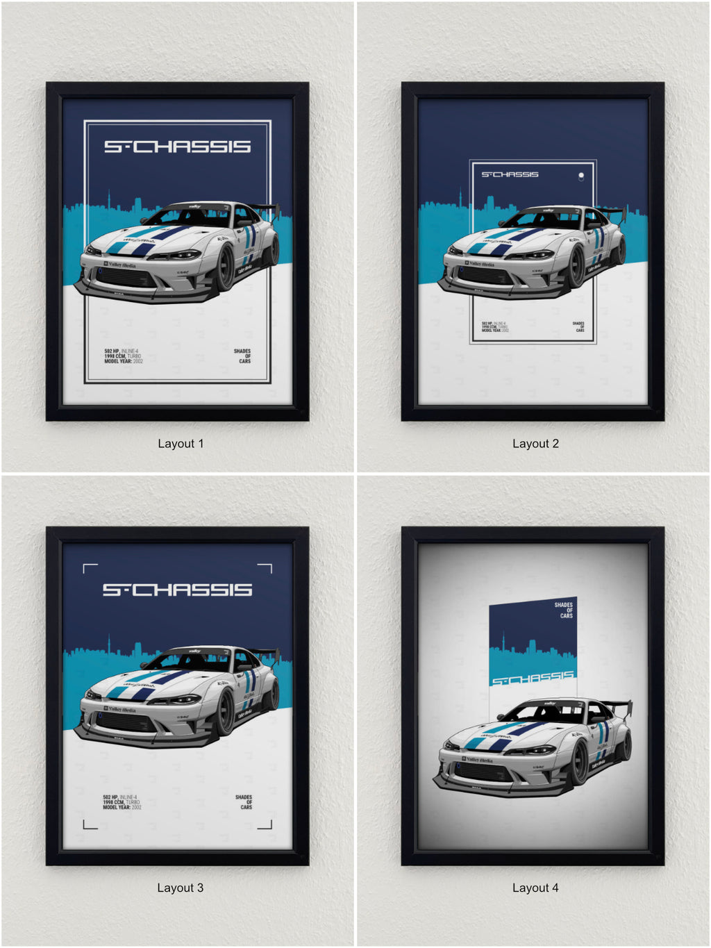 S-CHASSIS | JDM Automotive Poster
