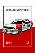 GERMAN ENGINEERING | Automotive Poster