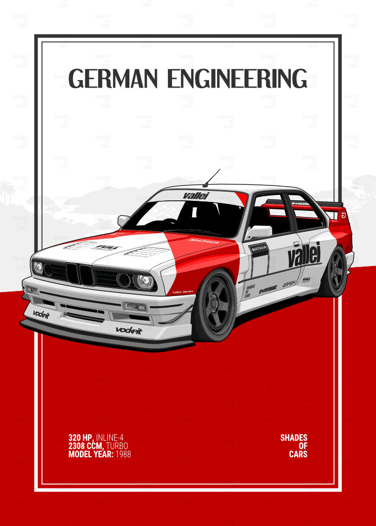 GERMAN ENGINEERING | Automotive Poster