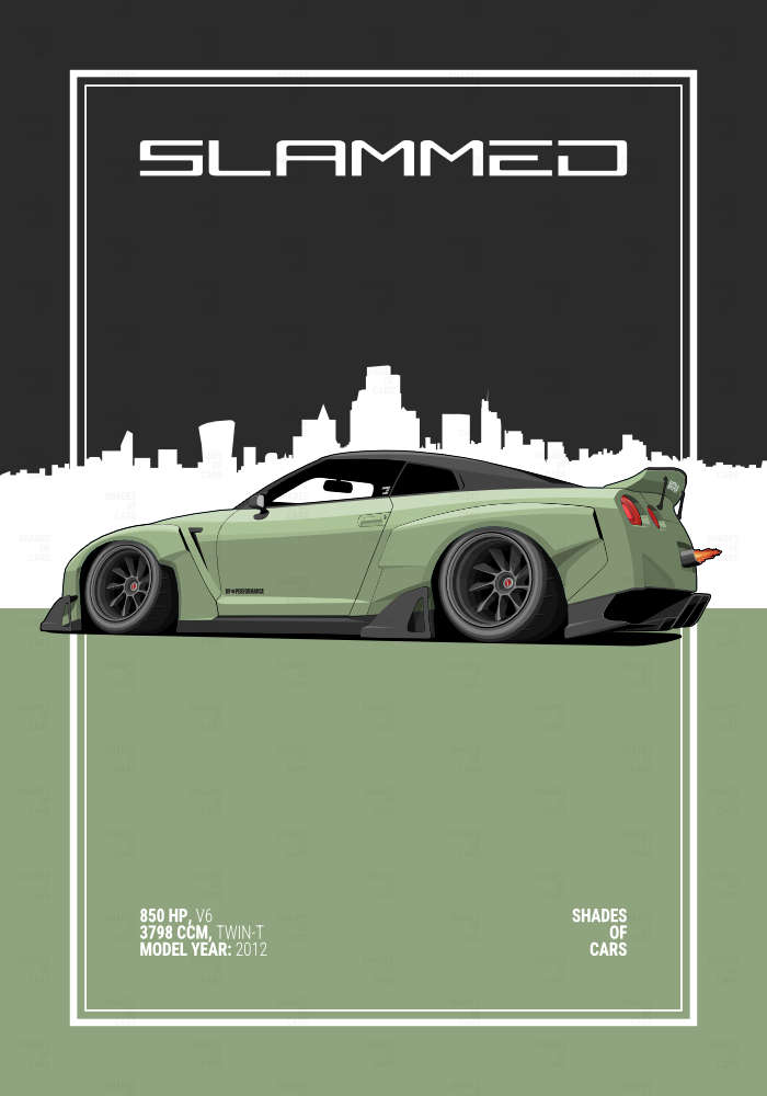 SLAMMED | JDM Automotive Poster