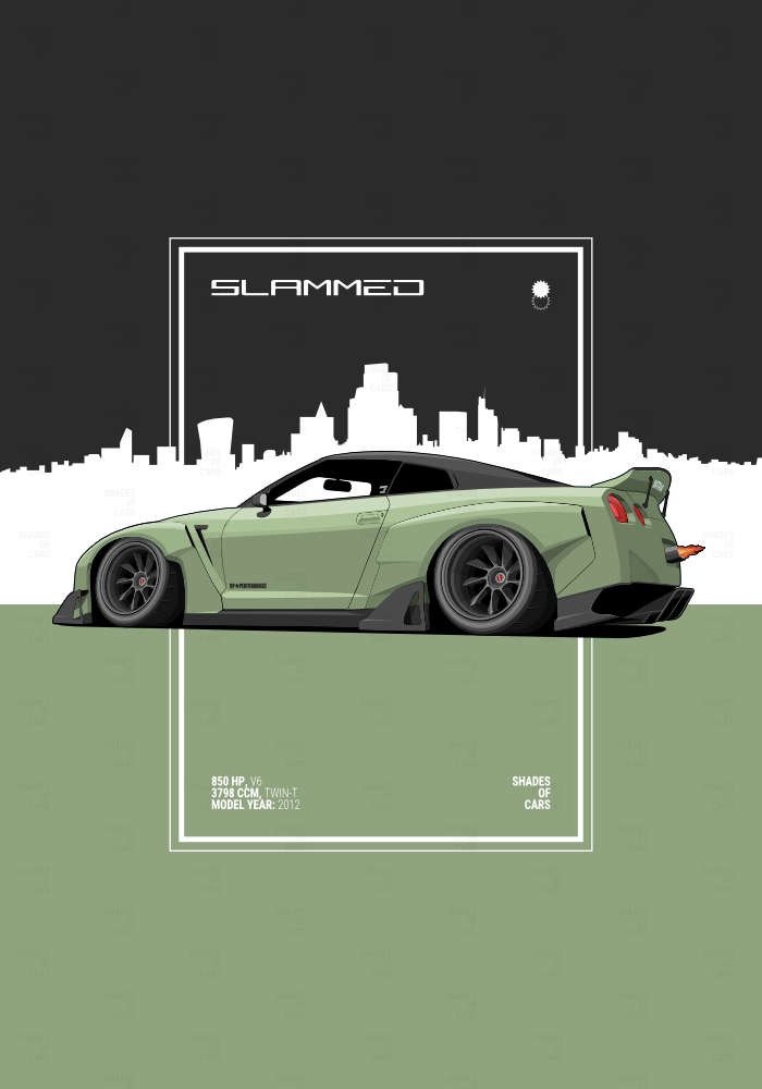 SLAMMED | JDM Automotive Poster