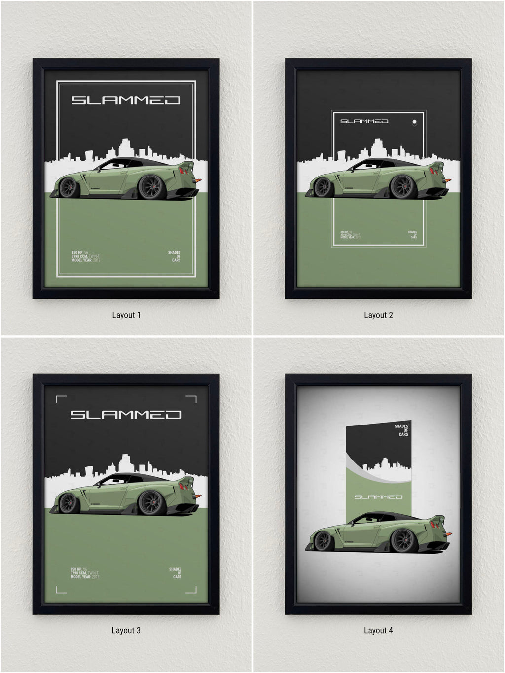 SLAMMED | JDM Automotive Poster