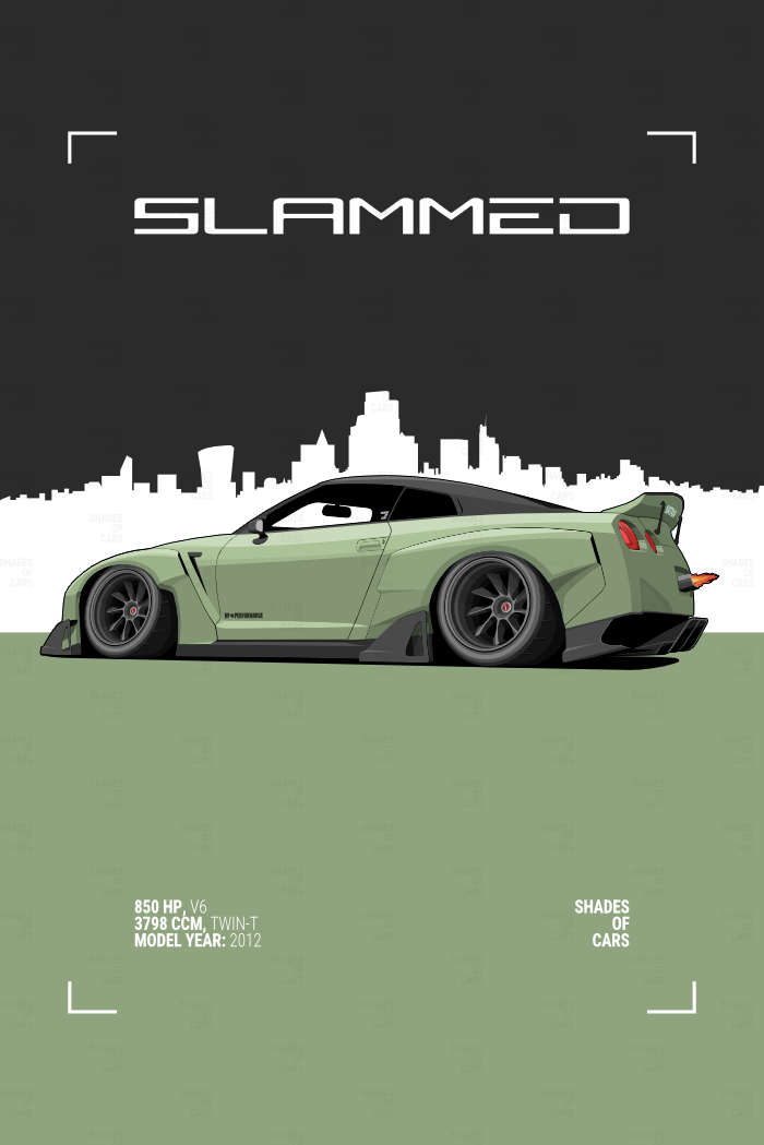 SLAMMED | JDM Automotive Poster