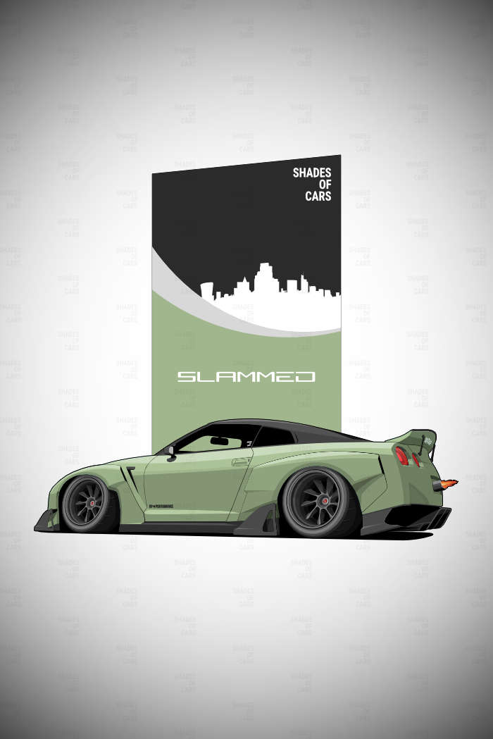 SLAMMED | JDM Automotive Poster