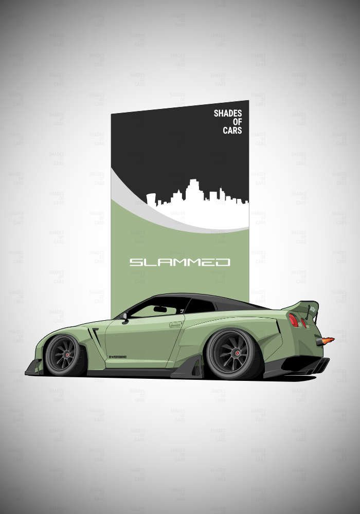 SLAMMED | JDM Automotive Poster