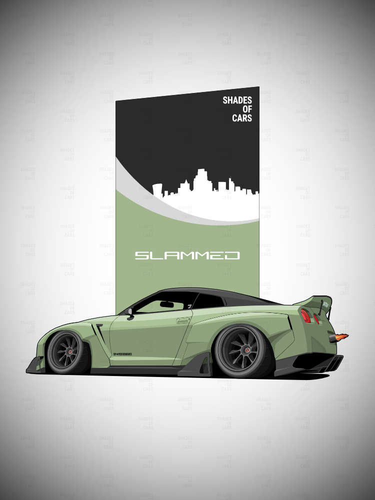 SLAMMED | JDM Automotive Poster