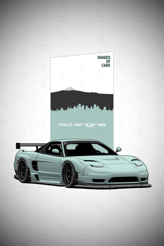 MID-ENGINE | JDM Automotive Poster