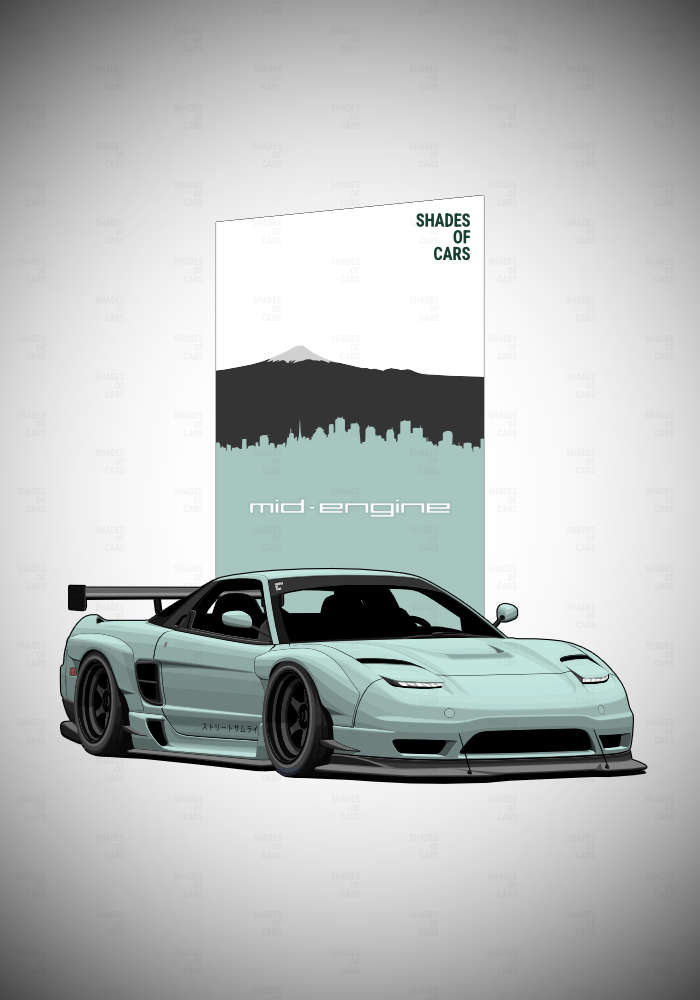 MID-ENGINE | JDM Automotive Poster